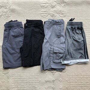 Boys Sz 8 Shorts w/ pockets, adjustable waists: Adidas, Old Navy, Cat & Jack...